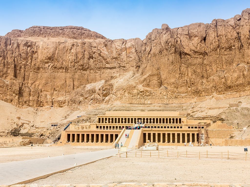 Api Farao Quizvraag: vrouwelijke farao met tempel bij Deir el-Bahari